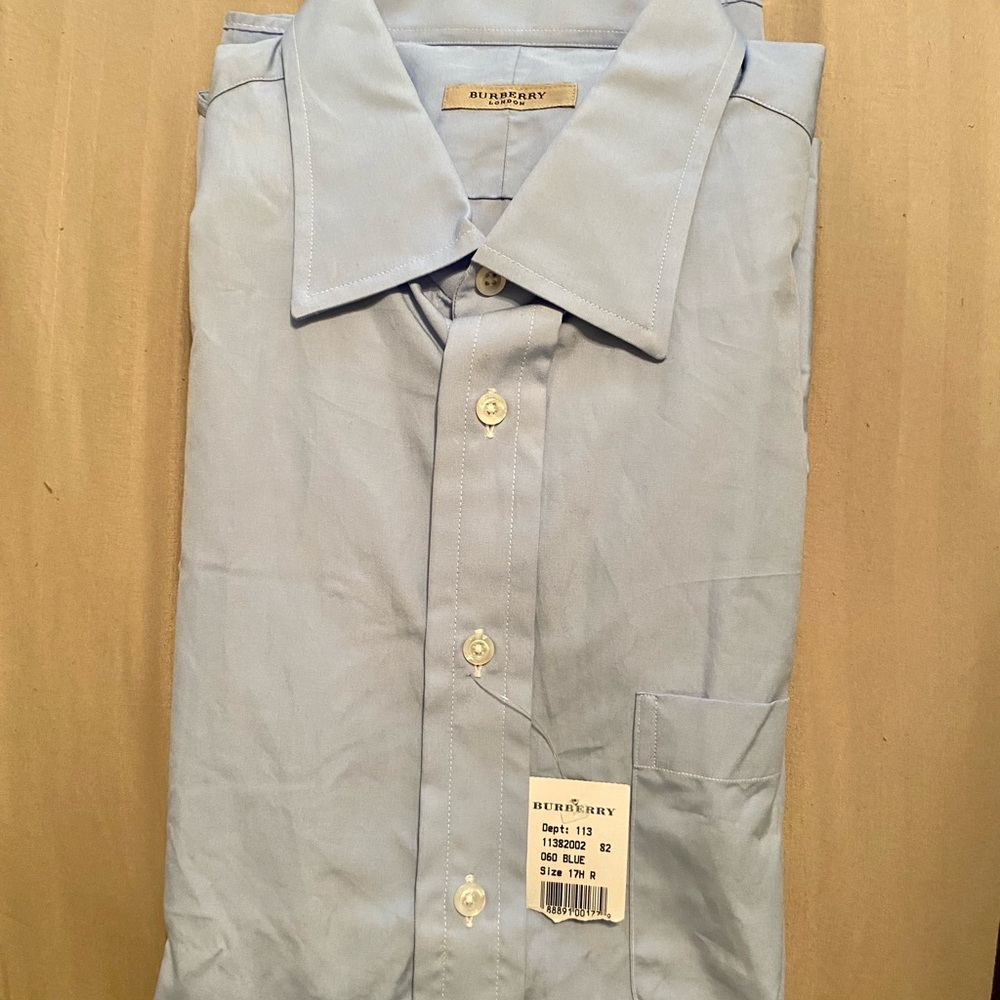 New Mens Burberry dress shirt